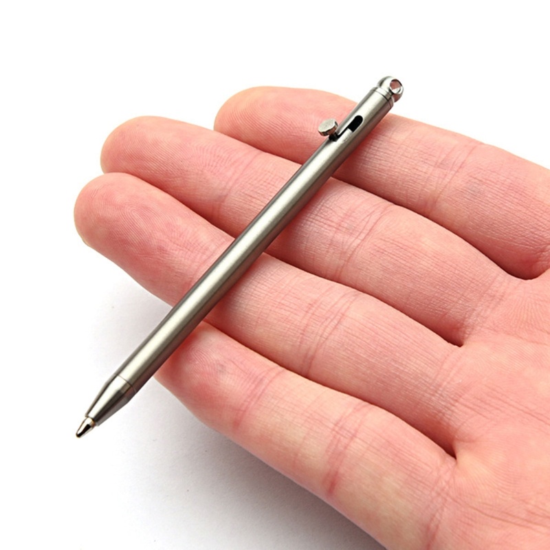 Bút Bi Mini EDC Bằng Titan Bền Bỉ Dùng Ngoài Trời