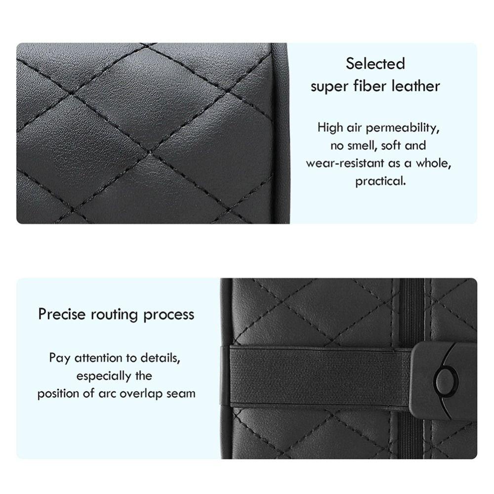 1 Hộp Đựng Khăn Giấy Vệ Sinh Sắp Xếp Gọn Gàng Thông Dụng Cho Xe Hơi VANES1