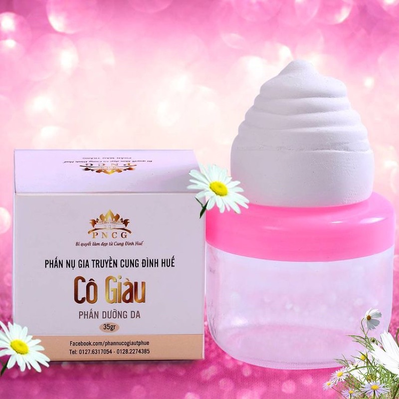 Phấn nụ cô Giàu kinh đô Huế gia truyền hoàn toàn tự nhiên.