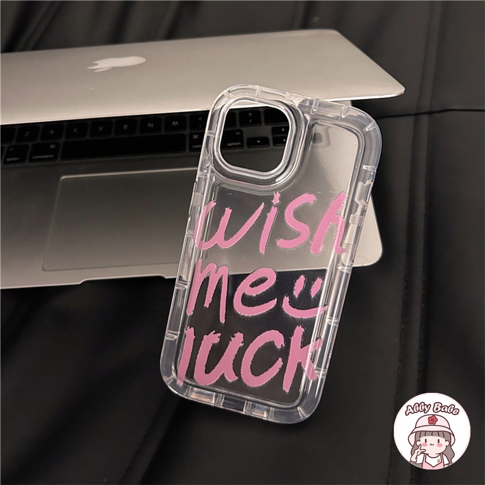 Ốp Điện Thoại TPU Mềm Chống Mồ Hôi In Chữ Get Lucky Cho IPhone 14 Pro Max 13 12 11 Pro Max