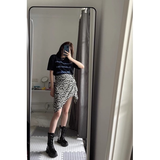 Boot da bóng đế 6cm kèm xích cực trend Ulzzang