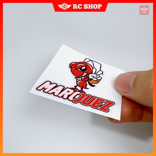 Tem MARQUEZ CON KIẾN Dán Xe Siêu Ngầu [5cm x 5cm]