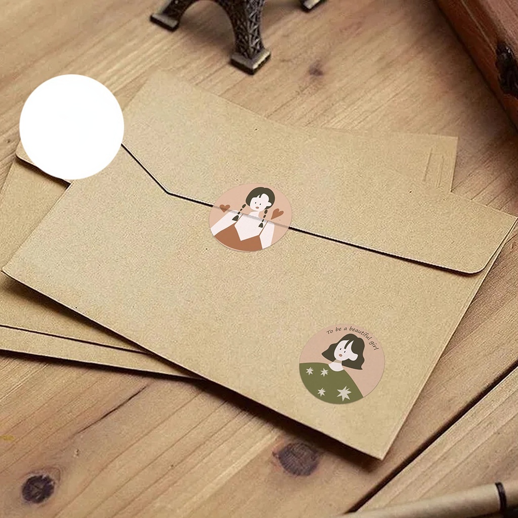 Bộ 500 Miếng Dán Họa Tiết Hoạt Hình Phong Cách Cổ Điển Độc Đáo Trang Trí Sổ Tay DIY