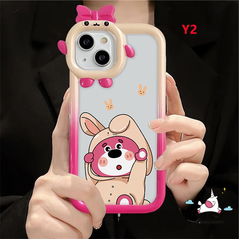 Ốp Điện Thoại Mềm Hình Gấu Winnie the Pooh 3D Dễ Thương Cho iPhone 11 13 14 12 Pro Max XR 14 8 7 6s 6 + XS Max X SE 2020