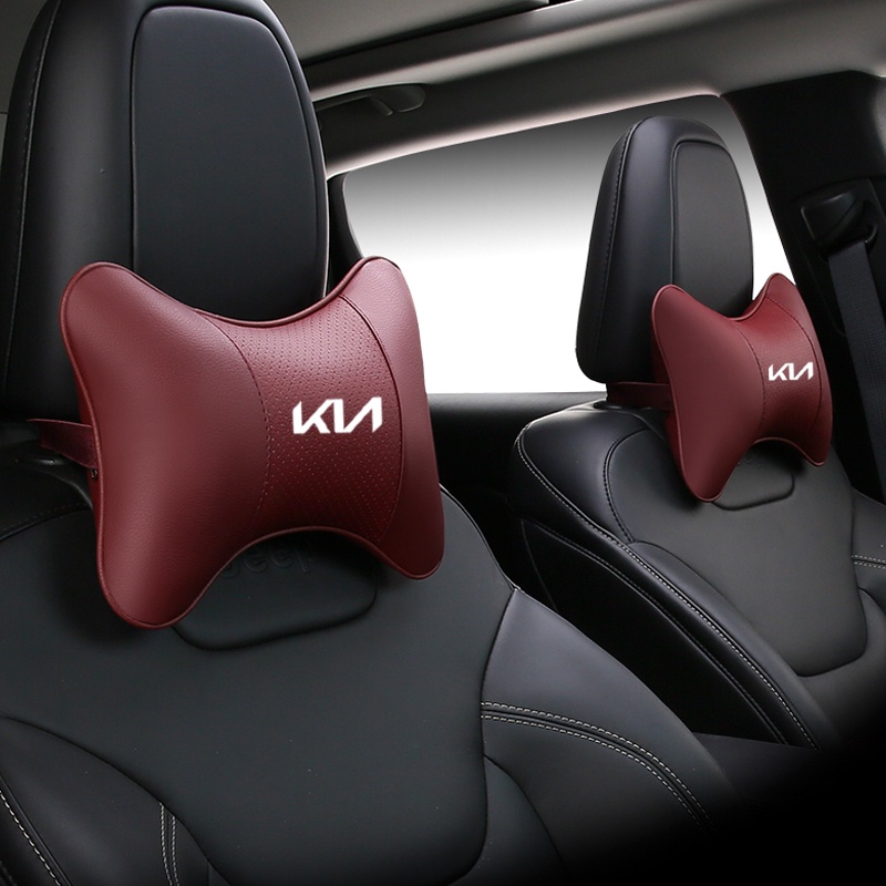 Gối Tựa Đầu Bằng Da Thoáng Khí Cho Kia Rio 2 3 4 X Line Kombi Sedan K2 K3 K4 K5 KX1 KX3 KX5