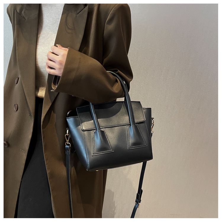 MISCHA Túi Xách Da PU Màu Trơn Phong Cách Hàn Quốc Thời Trang Cho Nữ