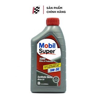 Dầu nhớt động cơ bán tổng hợp Mobil 1 Super 5000