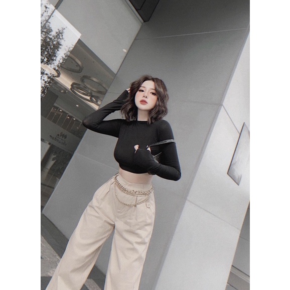 Croptop body xỏ ngón tay dài MAI PHƯƠNG BÙI