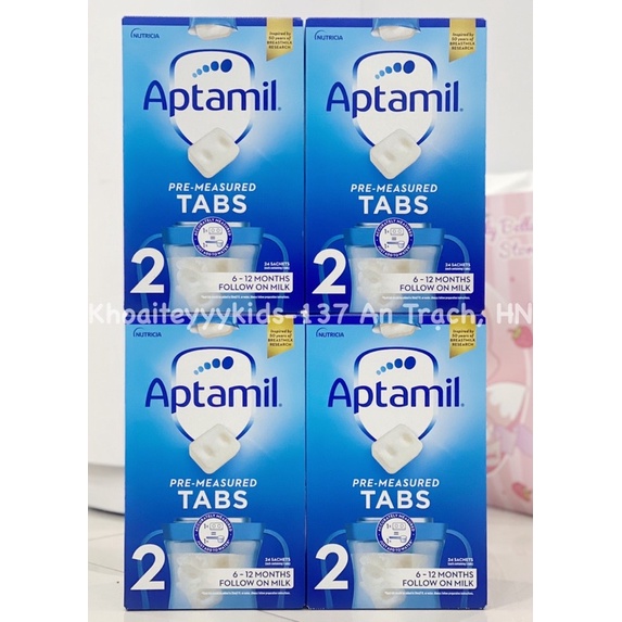 Sữa thanh Aptamil UK số 1, số 2