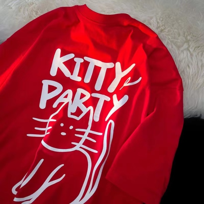 NRVP Áo Thun 100% Cotton Tay NgắN Plus Size Cho Nam Và Nữ