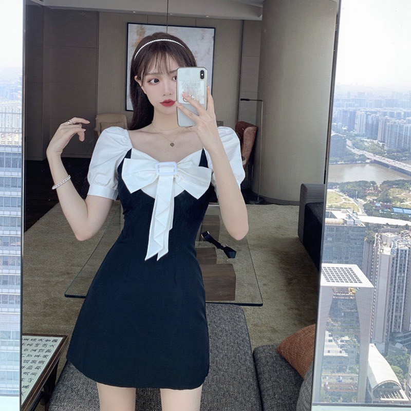 [ ORDER ] Váy nơ tiểu thư dáng xoè Bigsize 4XL ( ảnh thật ở cuối )