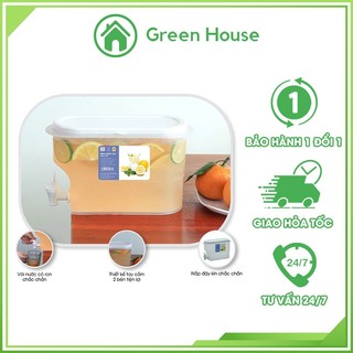 Bình Đựng Nước Có Vòi Để Tủ Lạnh 3.5L Cao Cấp Bình Nước Có Vòi Tiện Dụng Nhựa PP An Toàn