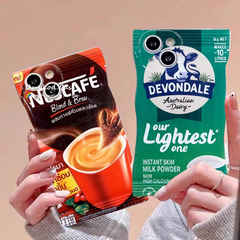 Ốp Điện Thoại Silicone Mềm Dạng Túi Hình Nescafe Cho Samsung S21 S20 FE S22 S21 S20 Plus Ultra M23 Note 20 Plus