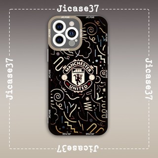 Ốp lưng iphone cạnh vuông Jicase MU Manchester Unit3d Logo Biểu Tượng Đội Bóng