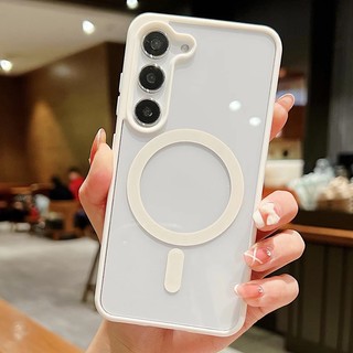 Ốp Điện Thoại Armor Silicone Trong Suốt Sang Trọng Cho Samsung Galaxy S22 S23 Ultra S23 Plus S23 + S22 +