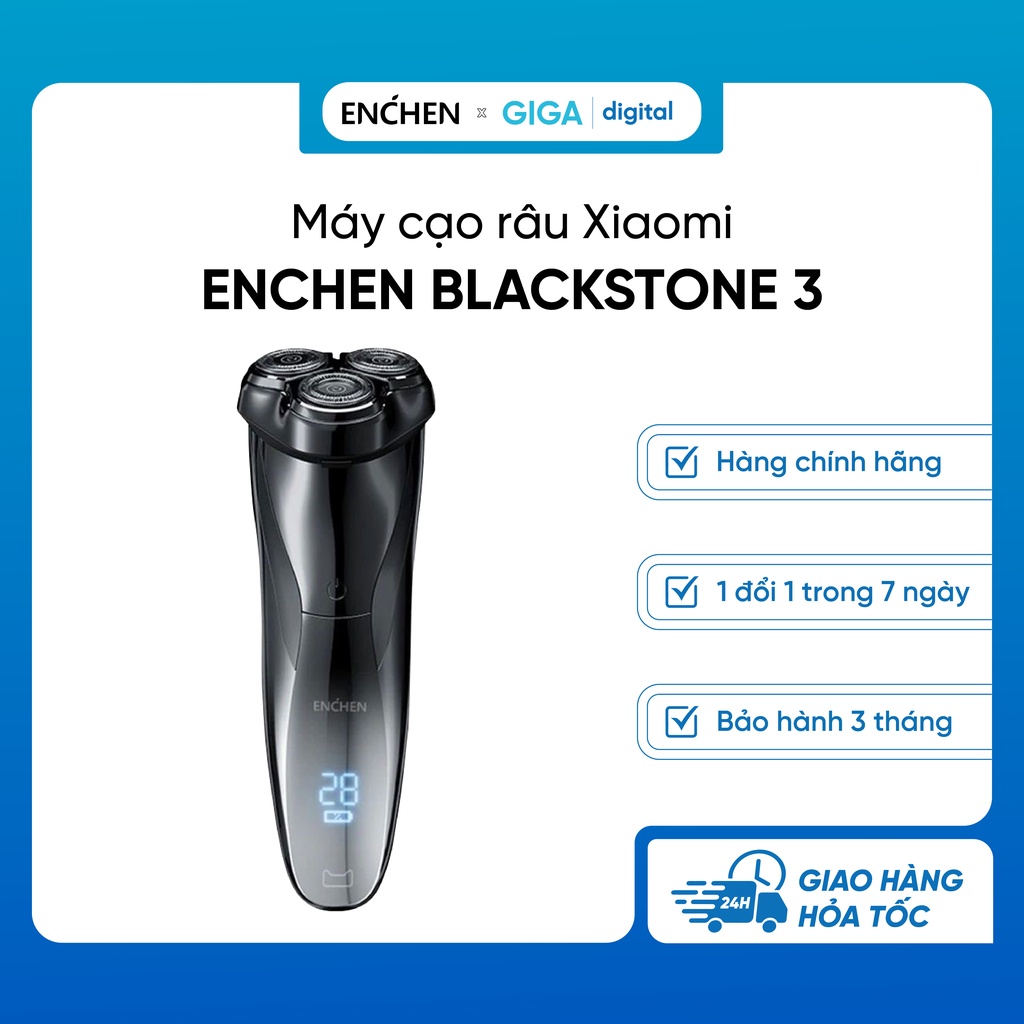 Máy cạo râu đa năng Xiaomi Enchen Blackstone 3 bảo vệ IPX7 cho nam