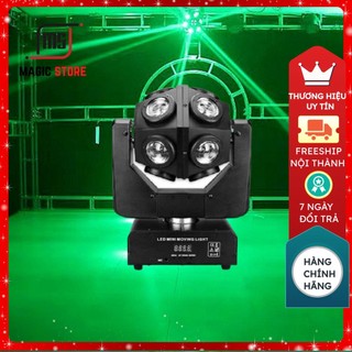 Đèn Moving 12 Mắt Led Xoay 360 Độ Full Màu Dành Cho Karaoke Sân Khấu