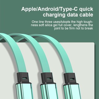 Dây Cáp Sạc Ba Trong Một Cho iPhone Android Type-C