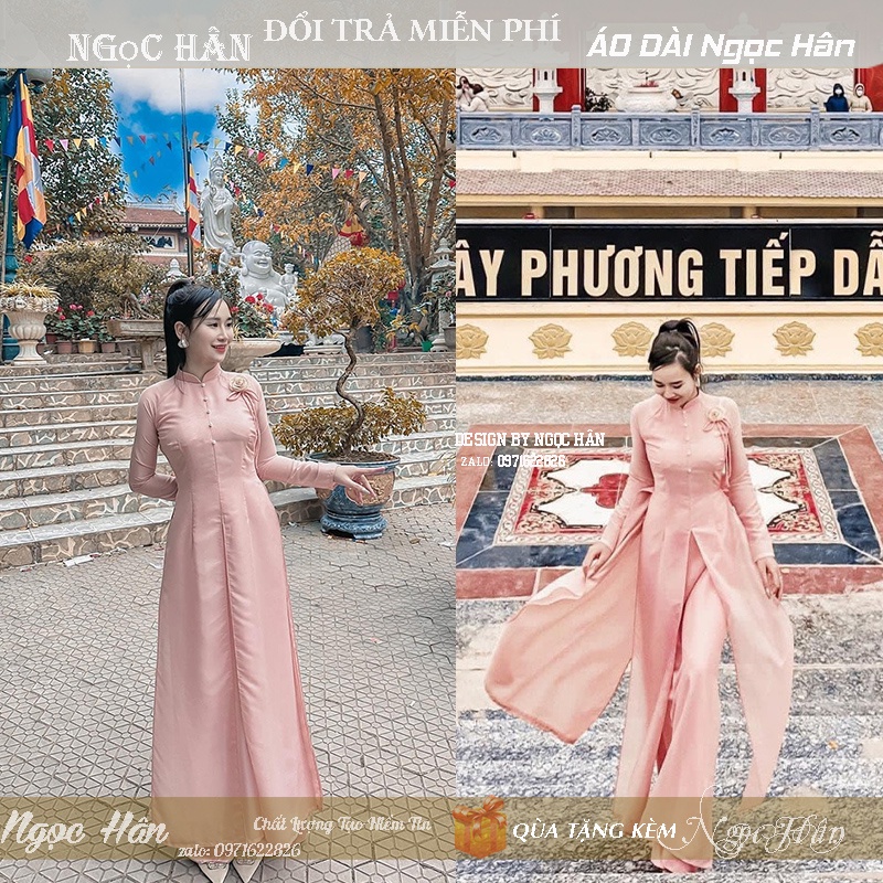 Áo Dài Nữ Cách Tân 4 Tà Xẻ Cách Điệu TK54