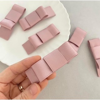 Kẹp nơ lụa xinh 7,5cm