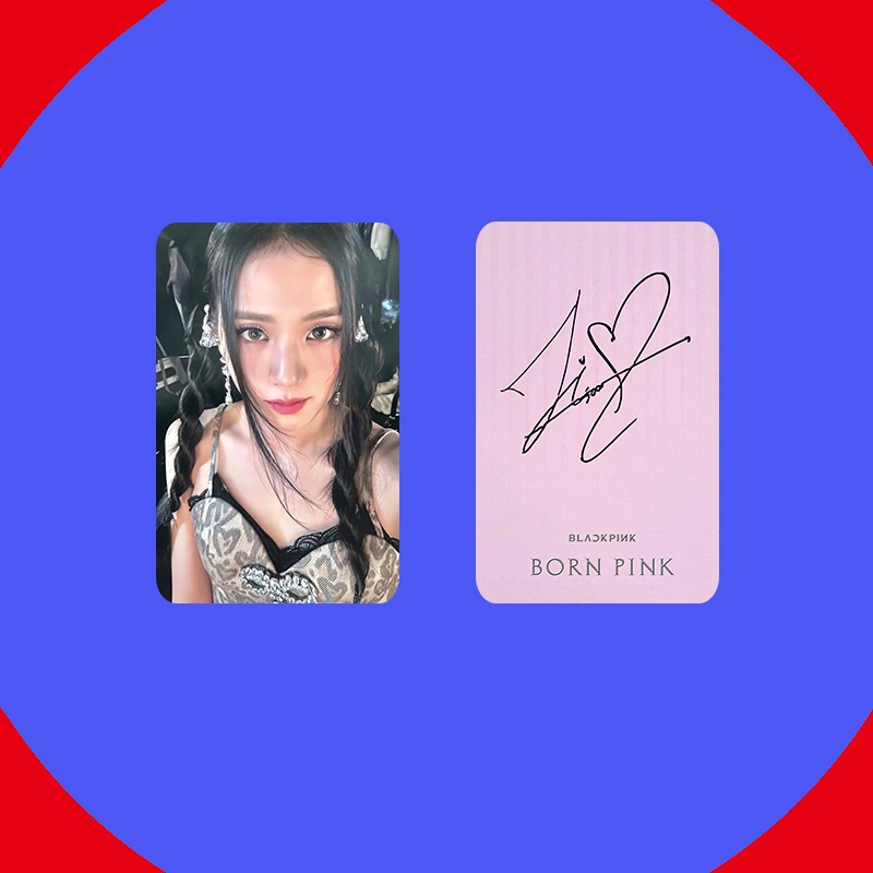 Album Sưu Tầm Thẻ Cao Su Màu Hồng BlackPink Phiên Bản Màu Xám LISA JISOO JENNIE ROSE