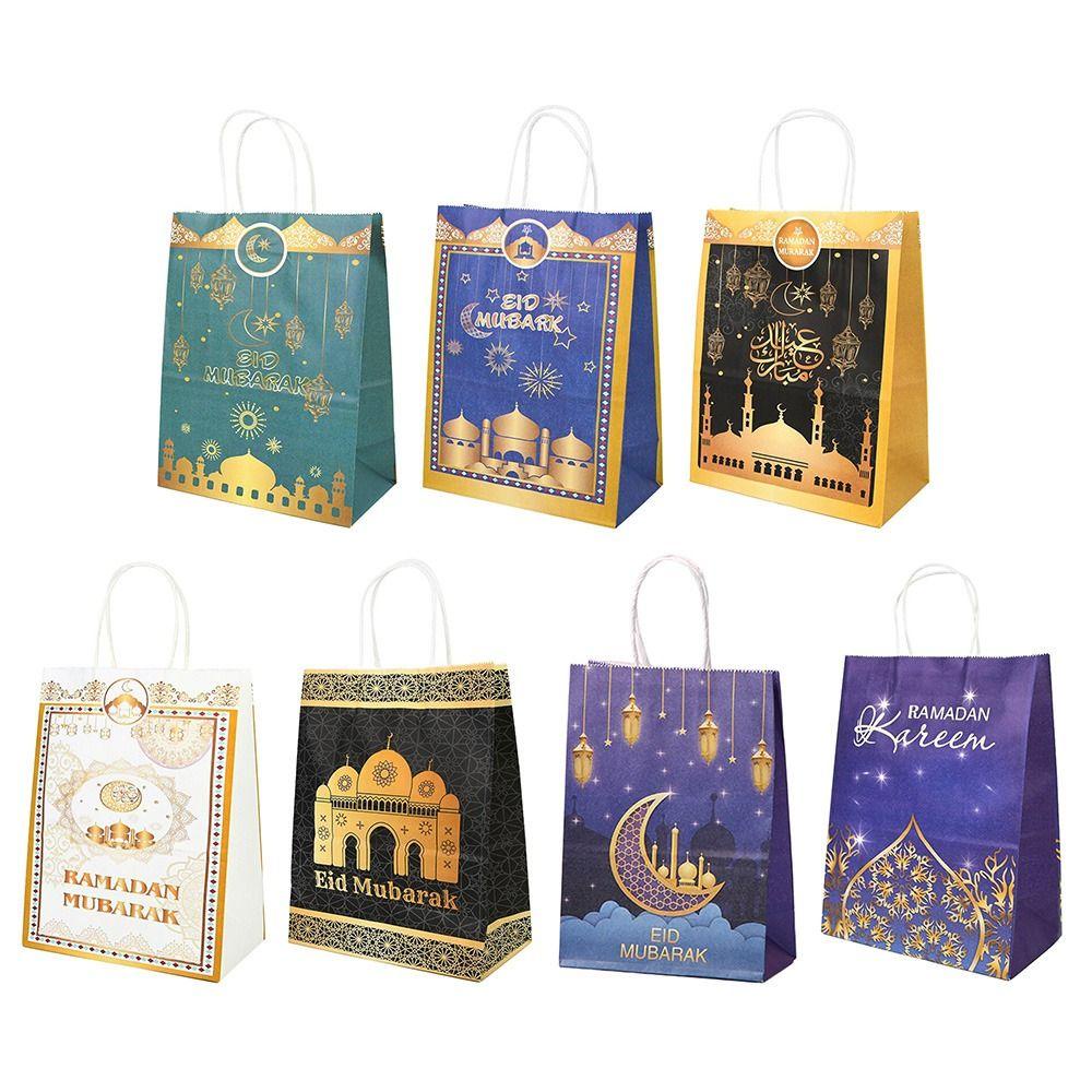CHOOKEY Set 6 Túi Giấy Đựng Kẹo Phong Cách Hồi Giáo