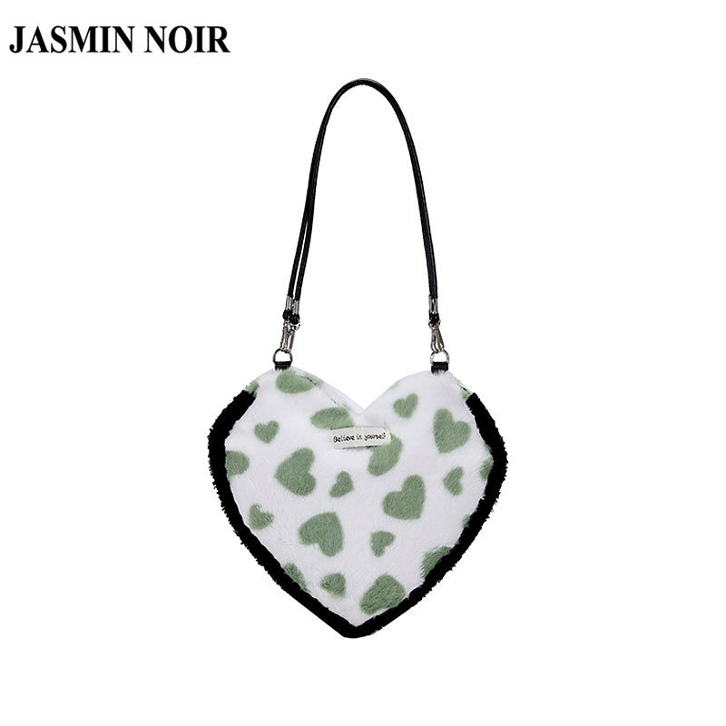 Túi Đeo JASMIN NOIR Chéo Vai Hình Trái Tim Đơn Giản Dành Cho Nữ