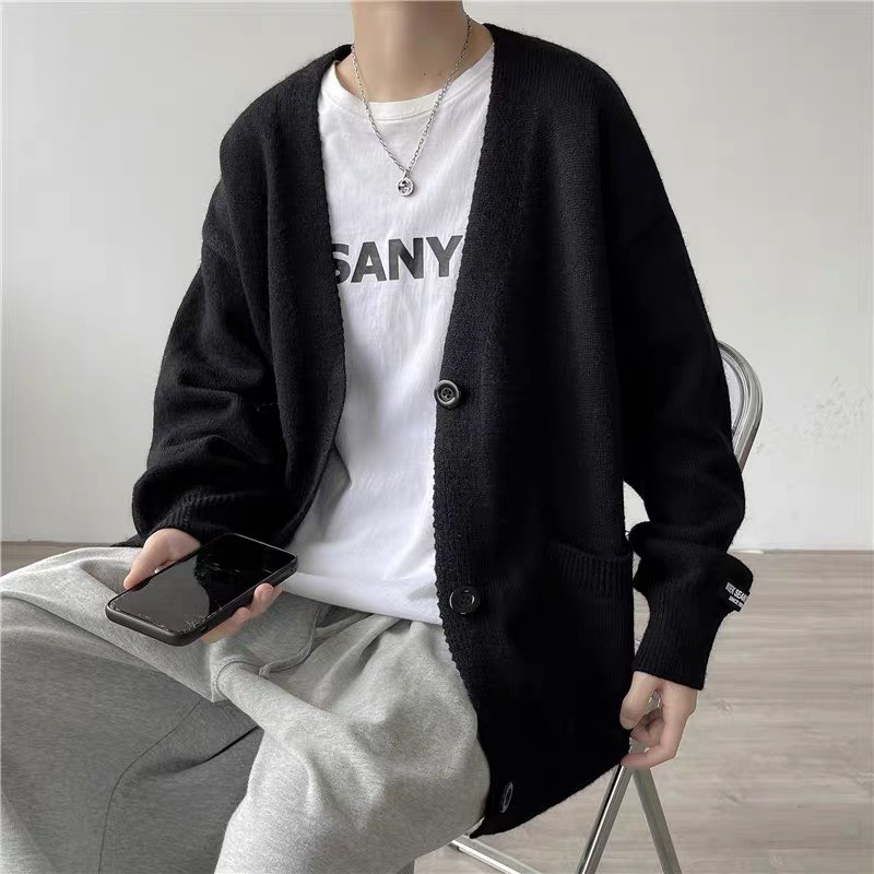 Áo cardigan len Barrel style Hàn Quốc - Có ảnh thật