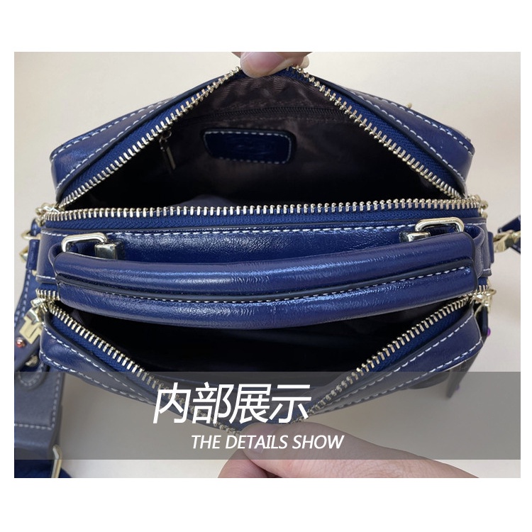 "BillBear" Túi Xách Đeo Vai Boston Hình Vuông Nhỏ Nhắn Tương Phản Hình Gấu Mới