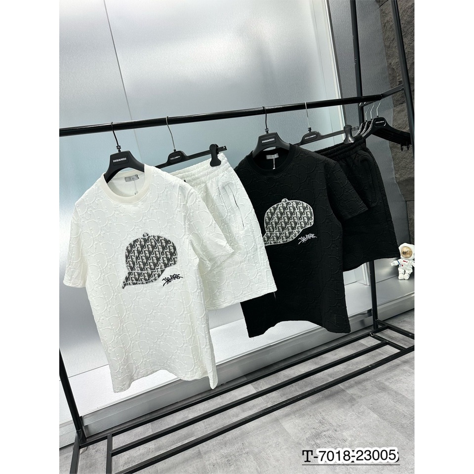 Bộ Quần Áo DI-OR Nam Thêu Họa Tiết Mũ Cao Cấp - Quần Áo Nam DI-OR Dập Vân Nổi Cực Đẹp