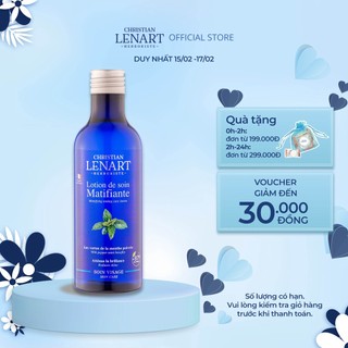 Toner Bạc Hà Và Lá Trà Xanh - Christian Lénart Mattifying Toning Care Lotion 200ml
