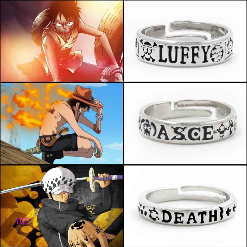 Ygt Nhẫn Hóa Trang Nhân Vật Luffy Trafalgar D Water Law Có Thể Điều Chỉnh Kích Cỡ