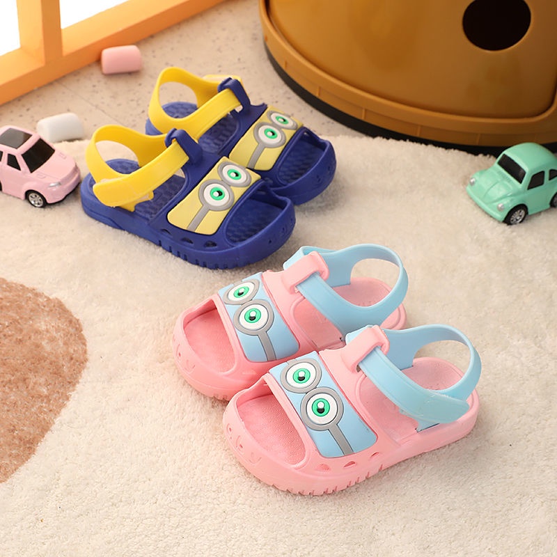 ⭐ Giao Hàng Nhanh Chóng⭐ Giày Sandal Đế Mềm Chống Trượt Thoáng Khí Họa Tiết Hoạt Hình Thời Trang Mùa Hè Dành Cho Bé Trai 1-3 Tuổi
