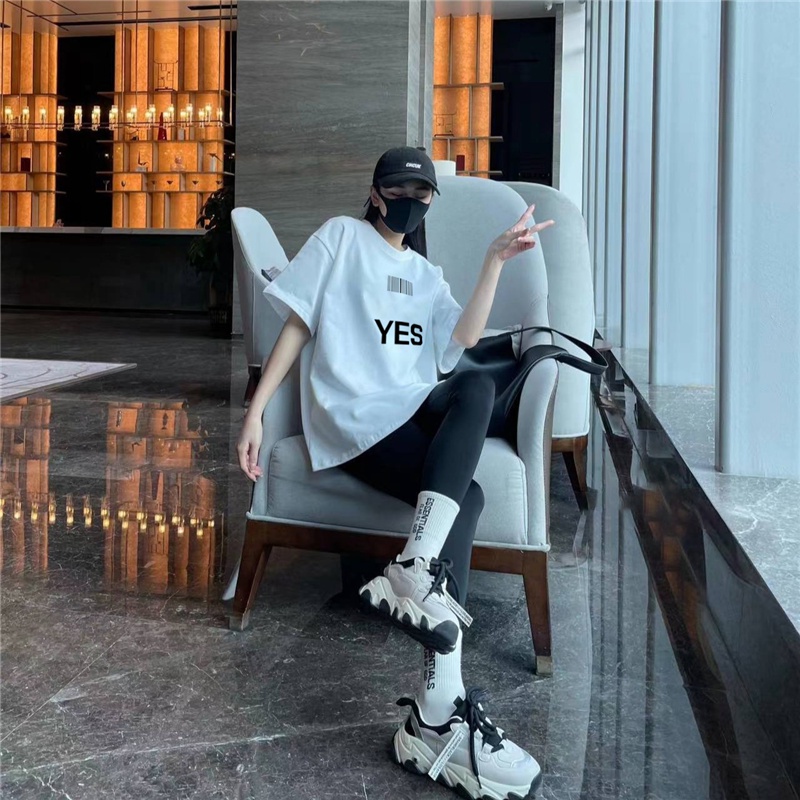 NRVP Áo thun 100% cotton tay ngắn plus size cho nam và nữ