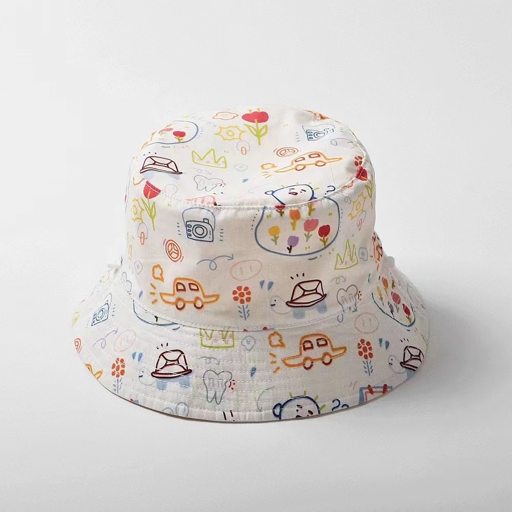 Mũ Tai Bèo Cotton Hai Mặt Siêu Mỏng Dễ Thương Chất Lượng Cao Cho Bé