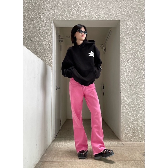 LOGO HOODIE áo khoác nỉ bông có nón VISM CLO