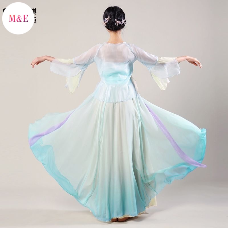 Bộ Trang Phục Biểu Diễn Múa Chuyên Nghiệp Màu Sắc Gradient Dành Cho Nữ