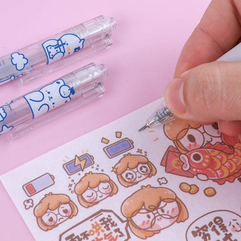 Bút Cắt Giấy Hình Gấu Dễ Thương DIY