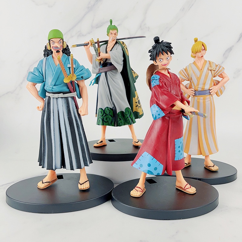 King Of The Sea One Piece hand-made Luffy Solon Shanzhi Namei Wusop Animation Model Ornaments
