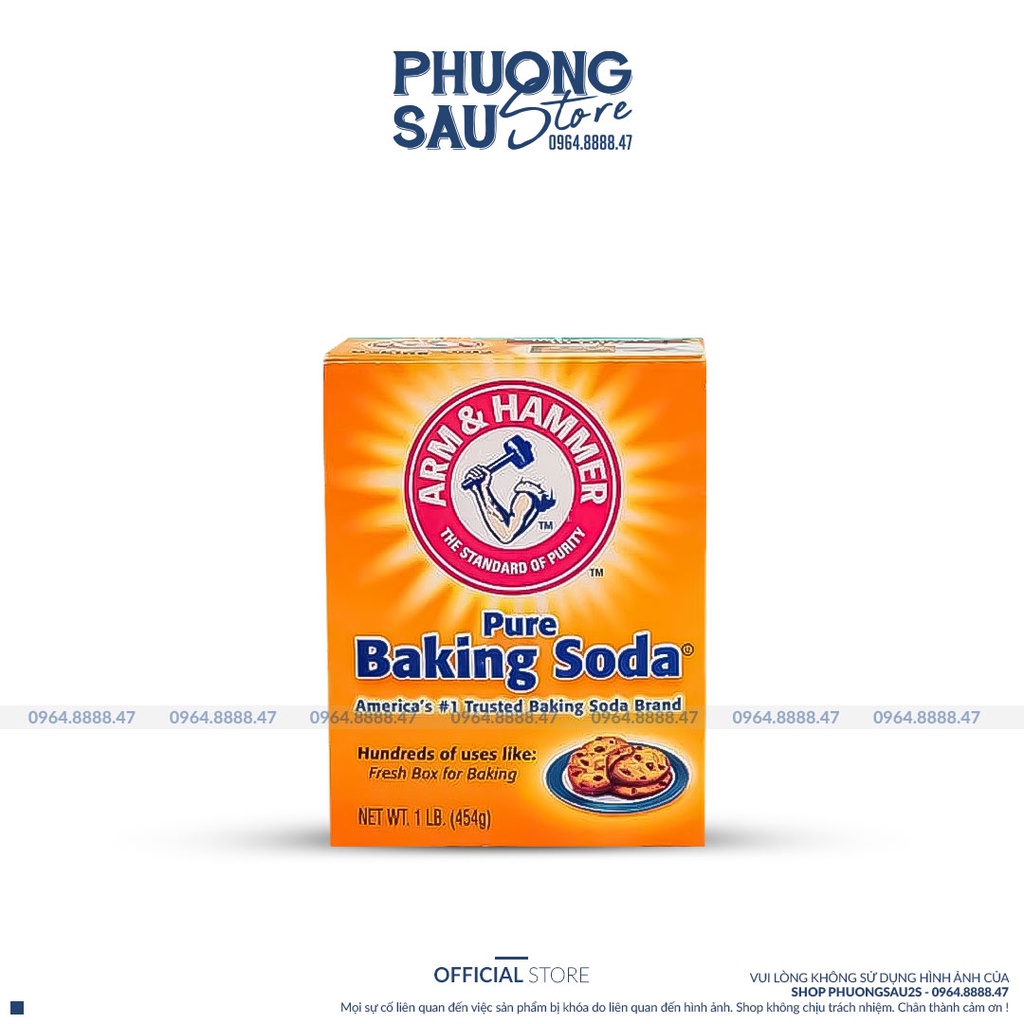 Bột Nở Baking Soda 454g Đa Công Dụng.