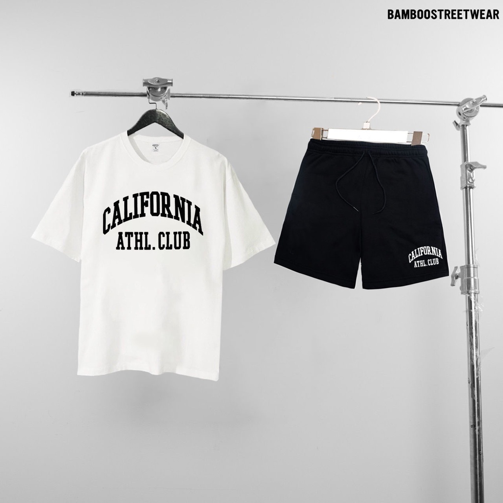 Bộ Thể Thao Nam, Đồ Bộ Thể Thao Nam Nữ BAMBOOSTREETWEAR Bộ CALIFORNIA (BỘ 210-211)