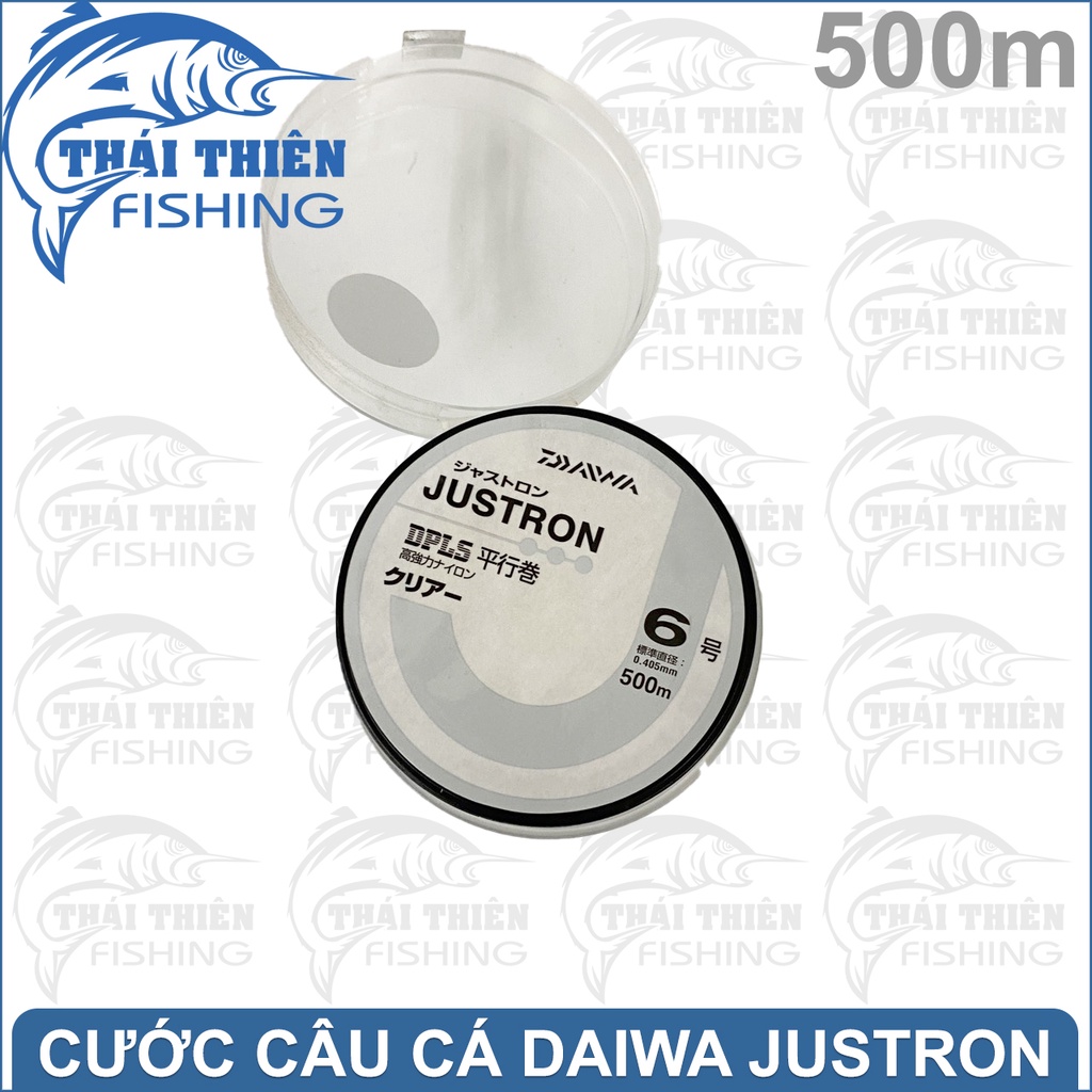 Dây Cước Câu Cá Daiwa Justron Cuộn 500m Made In Japan