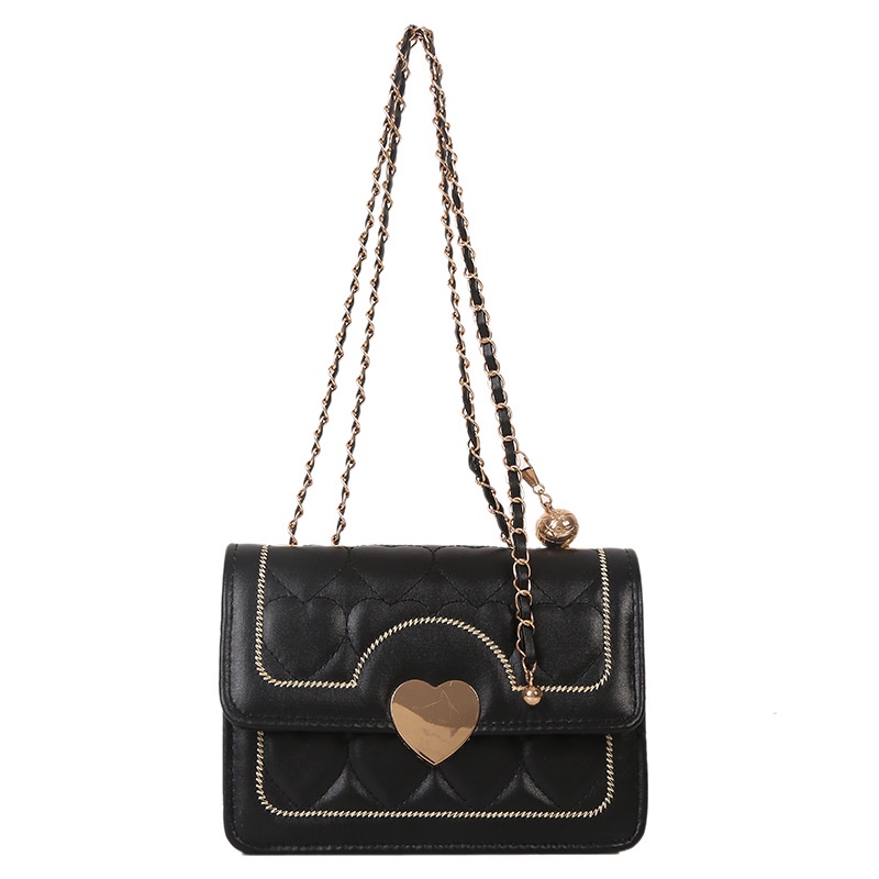 Túi Đeo Vai Phối Dây Xích Thiết Kế Đơn Giản Thời Trang Cho Nữ