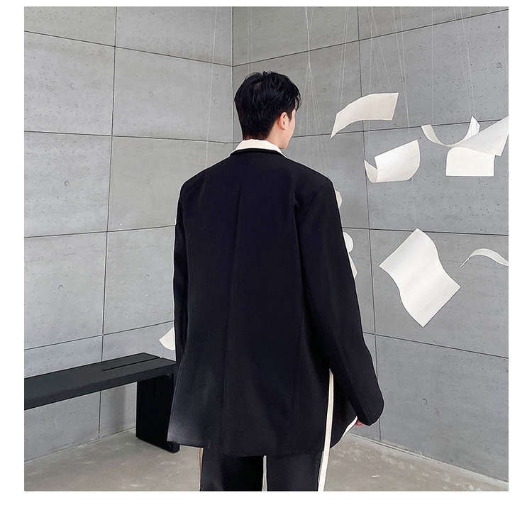 Áo Khoác Vest Hai Lớp Phong Cách Đường Phố Thời Trang Mùa Xuân Mới Cho Nam