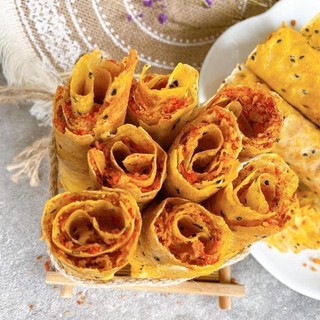( Combo 10 cái ) Bánh tráng cuộn ruốc tôm anh Bảy Mập