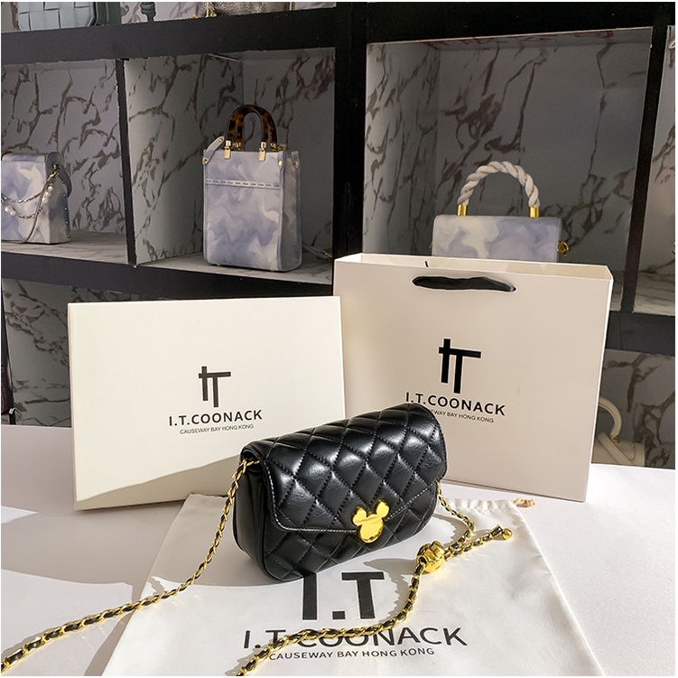 Túi xách nữ khóa hình chuột dễ thương chất da mềm mịn cực xịn xò Capucha T253