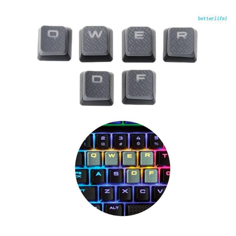 Bàn Phím Cơ 6 Nút Bấm Chống Trượt Cho Corsair K70 K65 K95 G710 RGB