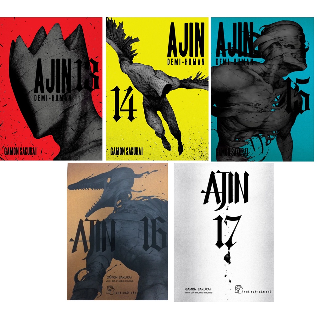 Sách - Ajin boxset 3 - Tập 13 - 17