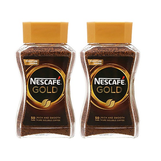 Cà phê hòa tan Nescafé Gold nguyên chất - nhập khẩu Hàn Quốc 100g/200g