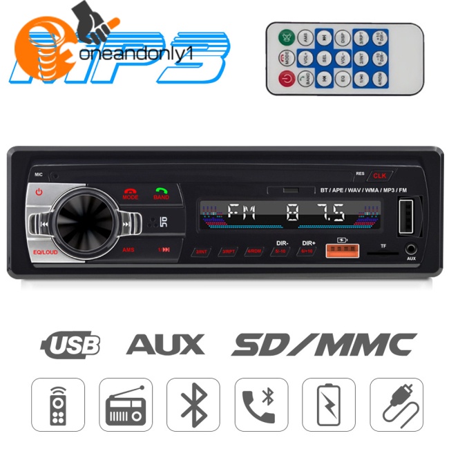 Máy Nghe Nhạc Mp3 Bluetooth Chức Năng Gọi Rảnh Tay Cho Xe Hơi